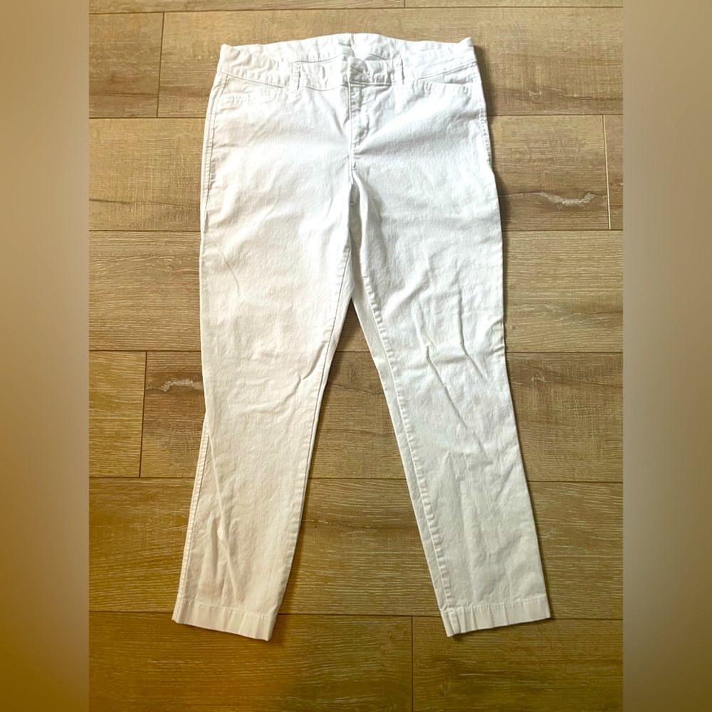 Old Navy Pixie Pants White Sz 12 GUC